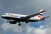 British Airways Airbus A320-232 (G-EUYO) at  London - Heathrow, United Kingdom