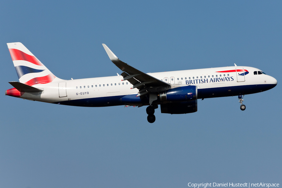 British Airways Airbus A320-232 (G-EUYO) | Photo 496675