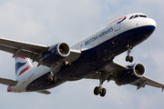 British Airways Airbus A320-232 (G-EUYO) at  London - Heathrow, United Kingdom