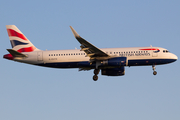 British Airways Airbus A320-232 (G-EUYO) at  London - Heathrow, United Kingdom