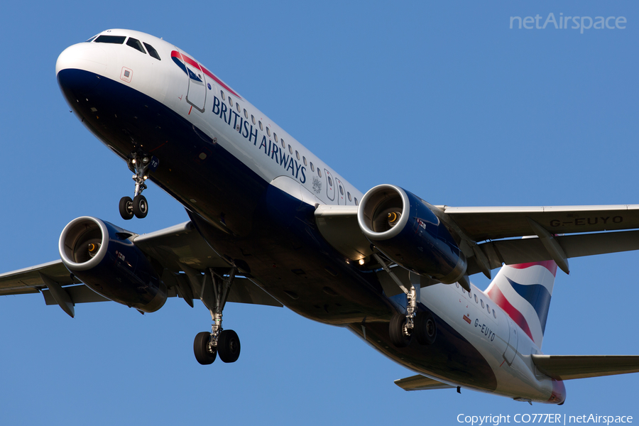 British Airways Airbus A320-232 (G-EUYO) | Photo 81999