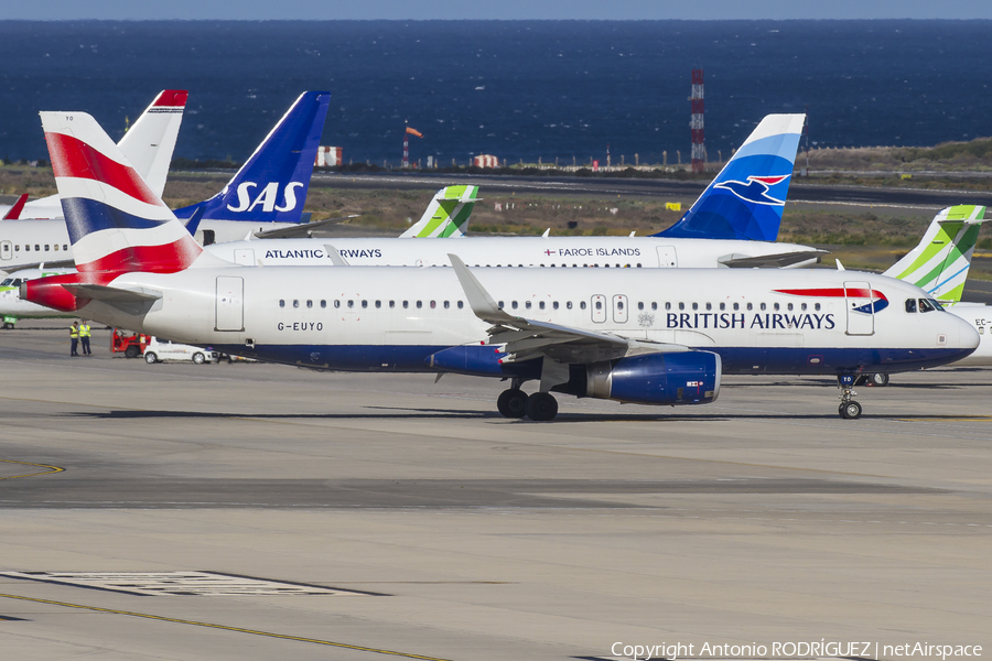 British Airways Airbus A320-232 (G-EUYO) | Photo 140999