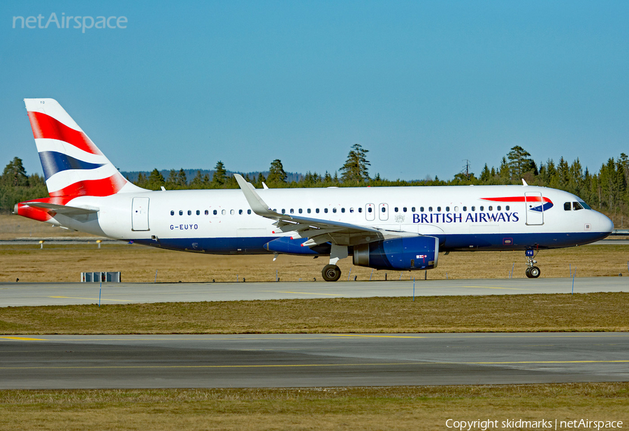 British Airways Airbus A320-232 (G-EUYO) | Photo 160378