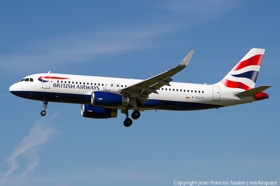British Airways Airbus A320-232 (G-EUYO) | Photo 164752