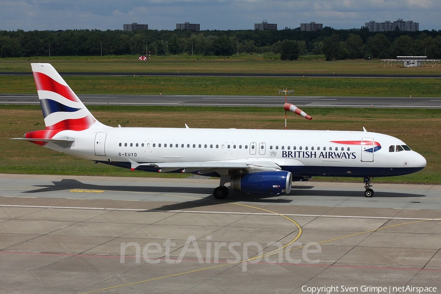 British Airways Airbus A320-232 (G-EUYO) | Photo 52881