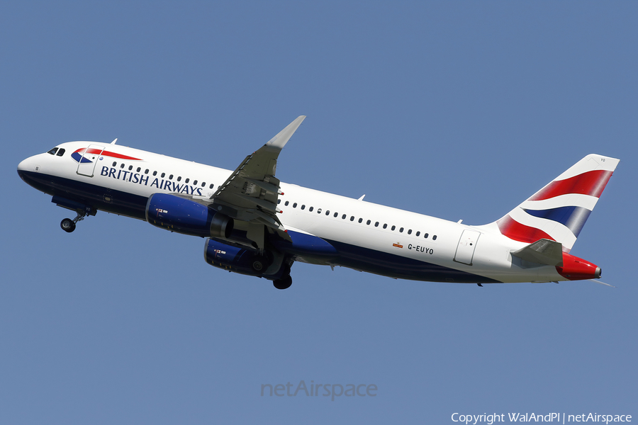 British Airways Airbus A320-232 (G-EUYO) | Photo 567406