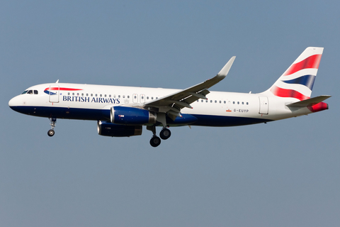 British Airways Airbus A320-232 (G-EUYP) at  Amsterdam - Schiphol, Netherlands