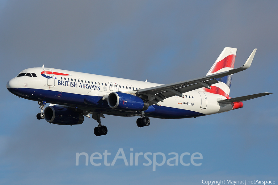 British Airways Airbus A320-232 (G-EUYP) | Photo 325401