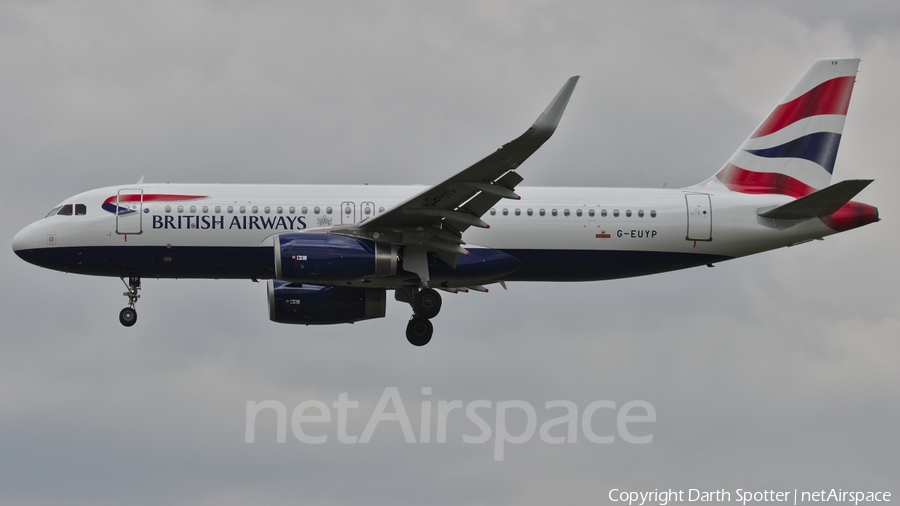 British Airways Airbus A320-232 (G-EUYP) | Photo 229054