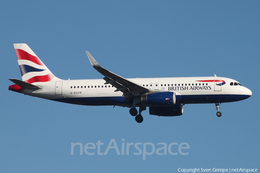 British Airways Airbus A320-232 (G-EUYP) | Photo 344536