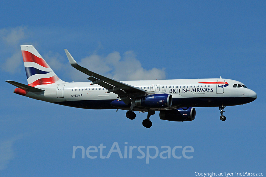 British Airways Airbus A320-232 (G-EUYP) | Photo 152401