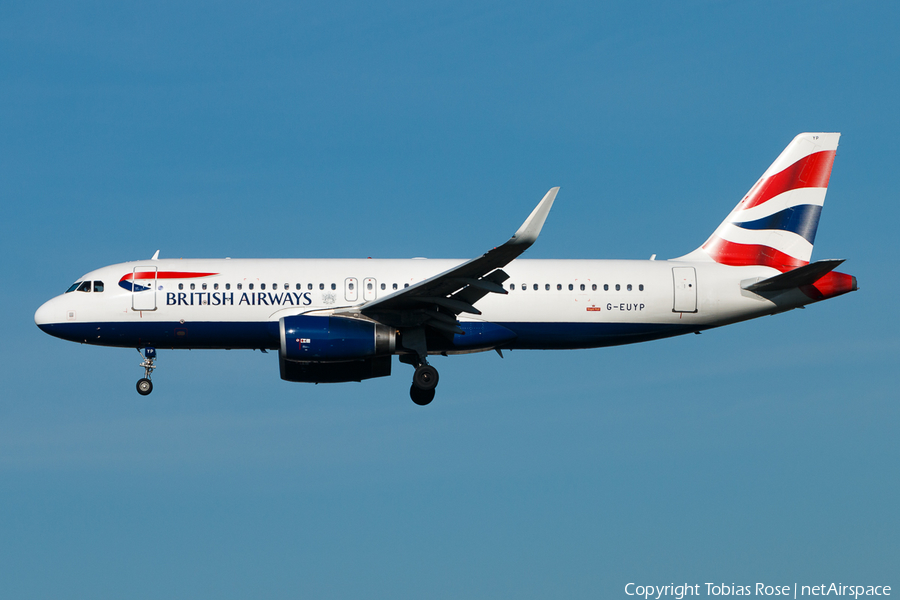 British Airways Airbus A320-232 (G-EUYP) | Photo 301618