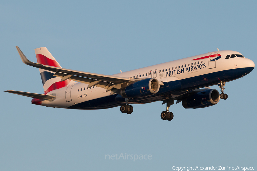 British Airways Airbus A320-232 (G-EUYP) | Photo 345384