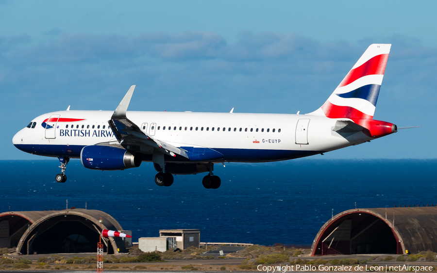 British Airways Airbus A320-232 (G-EUYP) | Photo 339932