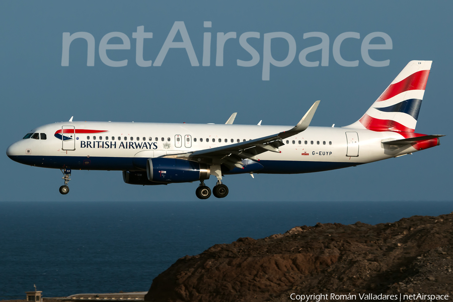 British Airways Airbus A320-232 (G-EUYP) | Photo 350667