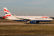 British Airways Airbus A320-232 (G-EUYP) at  Lyon - Saint Exupery, France