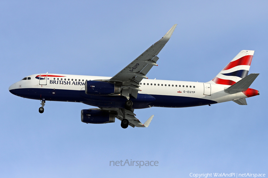 British Airways Airbus A320-232 (G-EUYP) | Photo 488490