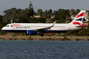 British Airways Airbus A320-232 (G-EUYR) at  Corfu - International, Greece
