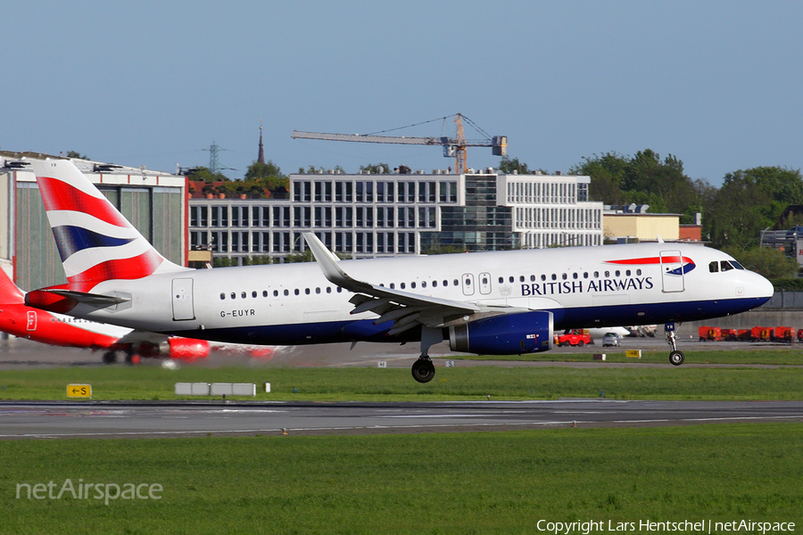 British Airways Airbus A320-232 (G-EUYR) | Photo 76079