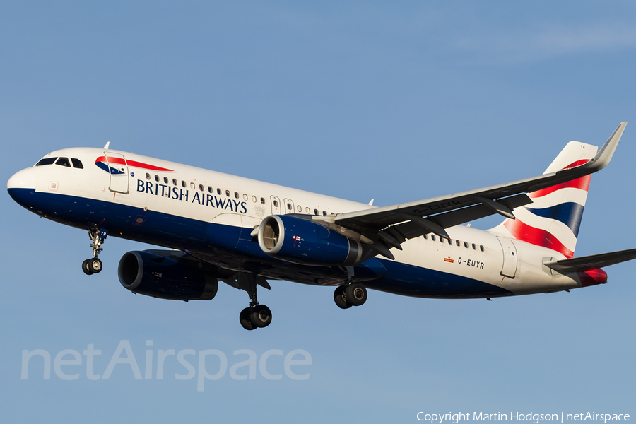 British Airways Airbus A320-232 (G-EUYR) | Photo 131273