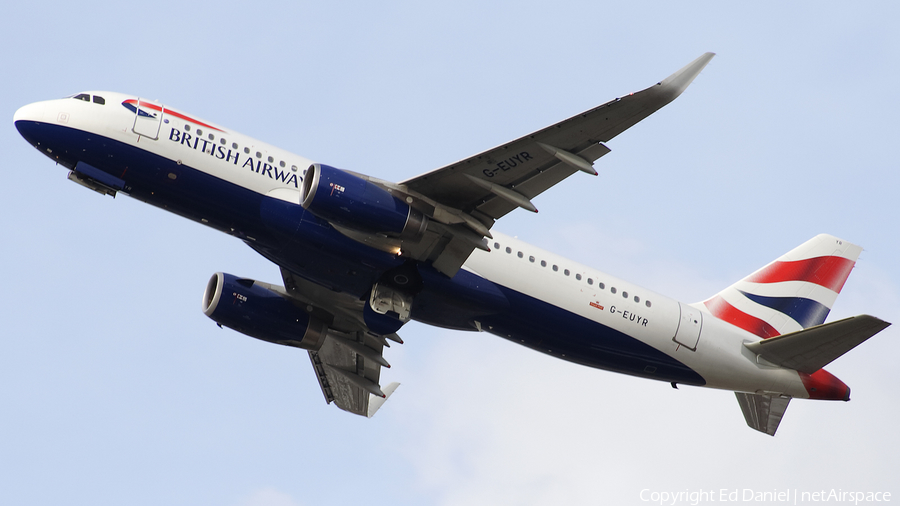 British Airways Airbus A320-232 (G-EUYR) | Photo 265545