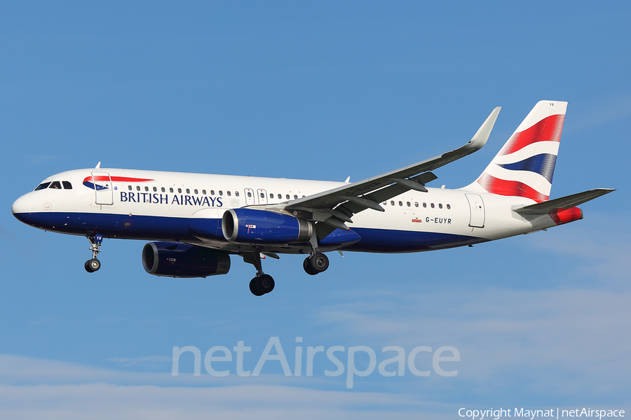 British Airways Airbus A320-232 (G-EUYR) | Photo 331633