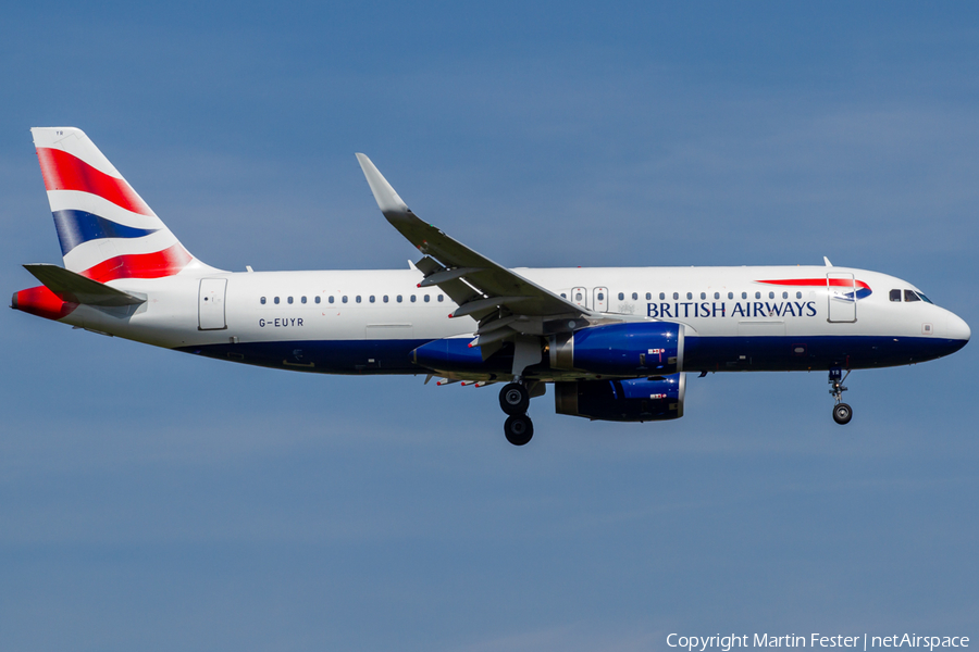 British Airways Airbus A320-232 (G-EUYR) | Photo 345682