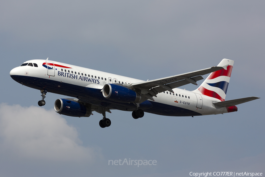 British Airways Airbus A320-232 (G-EUYR) | Photo 395773