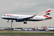 British Airways Airbus A320-232 (G-EUYR) at  London - Heathrow, United Kingdom