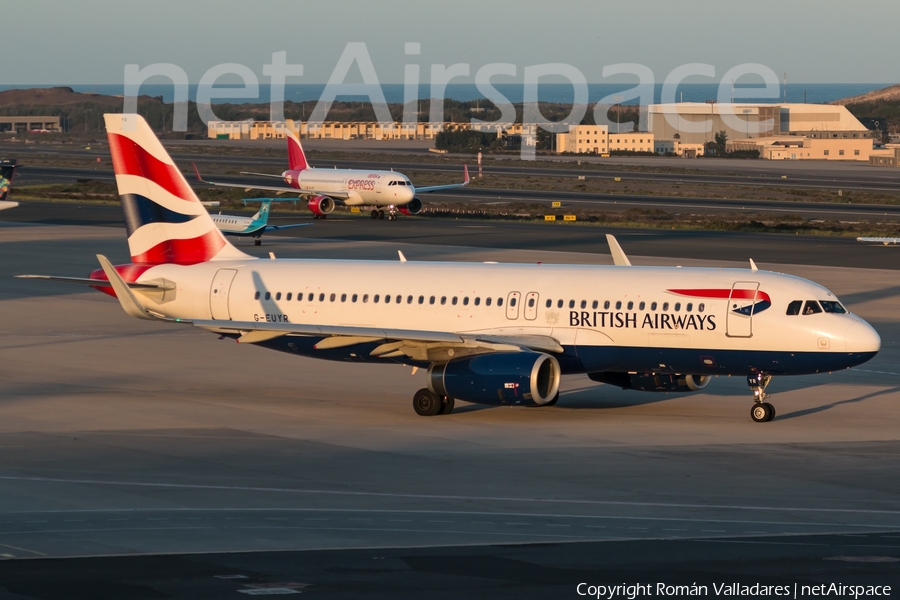 British Airways Airbus A320-232 (G-EUYR) | Photo 338361