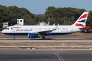 British Airways Airbus A320-232 (G-EUYR) at  Palma De Mallorca - Son San Juan, Spain