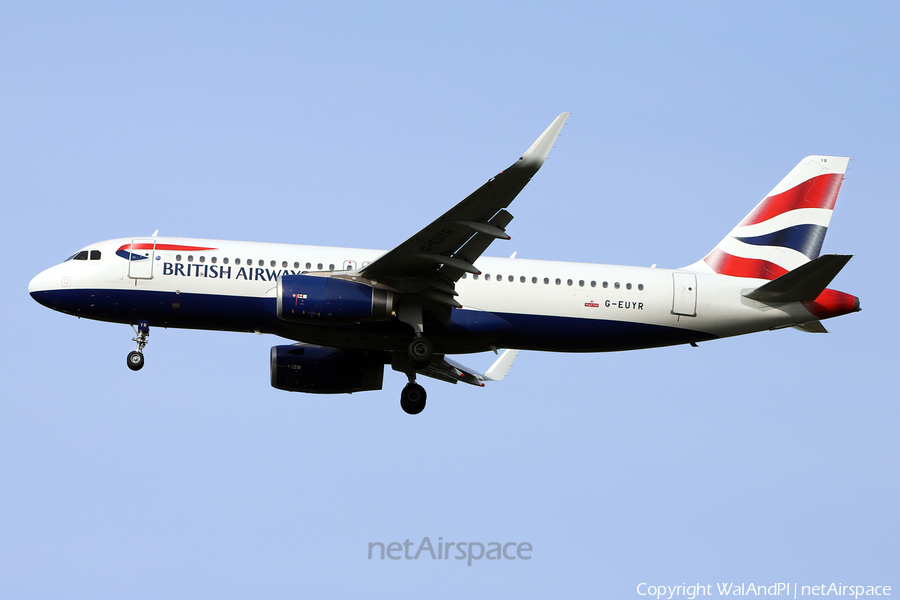 British Airways Airbus A320-232 (G-EUYR) | Photo 508733