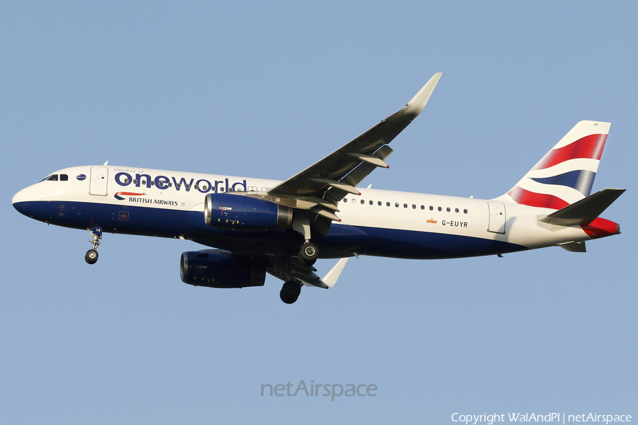 British Airways Airbus A320-232 (G-EUYR) | Photo 638713