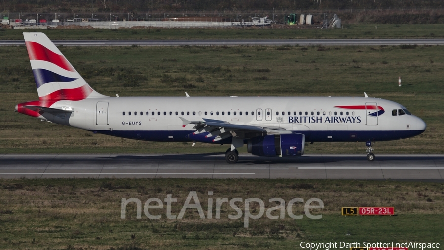 British Airways Airbus A320-232 (G-EUYS) | Photo 224346