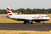 British Airways Airbus A320-232 (G-EUYS) at  Dusseldorf - International, Germany