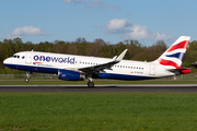 British Airways Airbus A320-232 (G-EUYS) at  Hamburg - Fuhlsbuettel (Helmut Schmidt), Germany