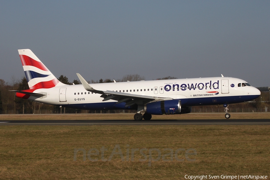 British Airways Airbus A320-232 (G-EUYS) | Photo 667537