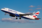 British Airways Airbus A320-232 (G-EUYS) at  Hamburg - Fuhlsbuettel (Helmut Schmidt), Germany