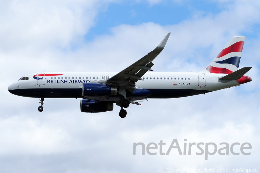 British Airways Airbus A320-232 (G-EUYS) | Photo 172639