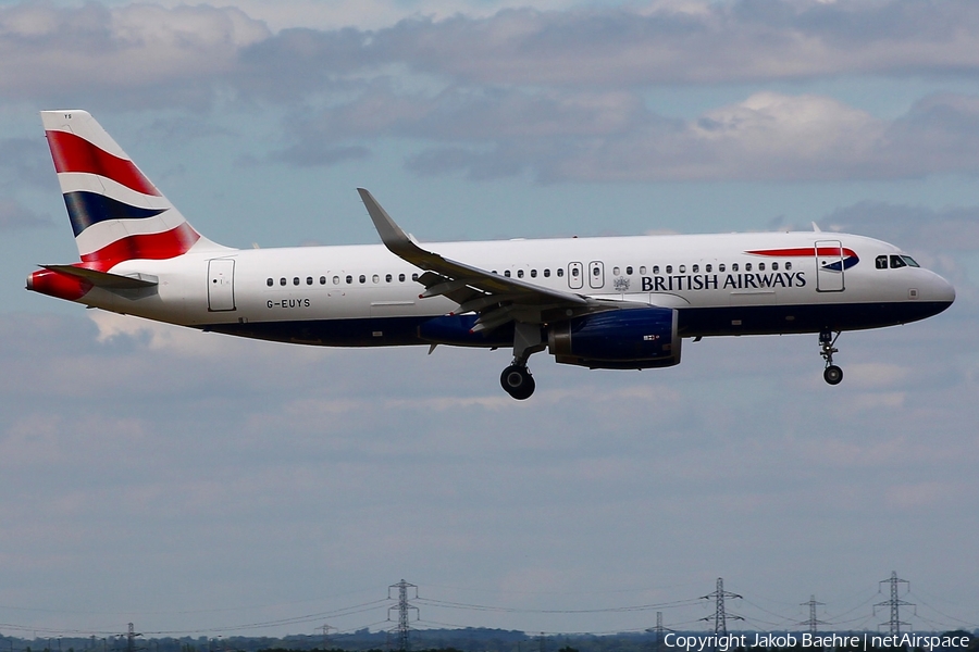 British Airways Airbus A320-232 (G-EUYS) | Photo 187325
