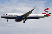 British Airways Airbus A320-232 (G-EUYS) at  London - Heathrow, United Kingdom