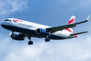 British Airways Airbus A320-232 (G-EUYS) at  London - Heathrow, United Kingdom