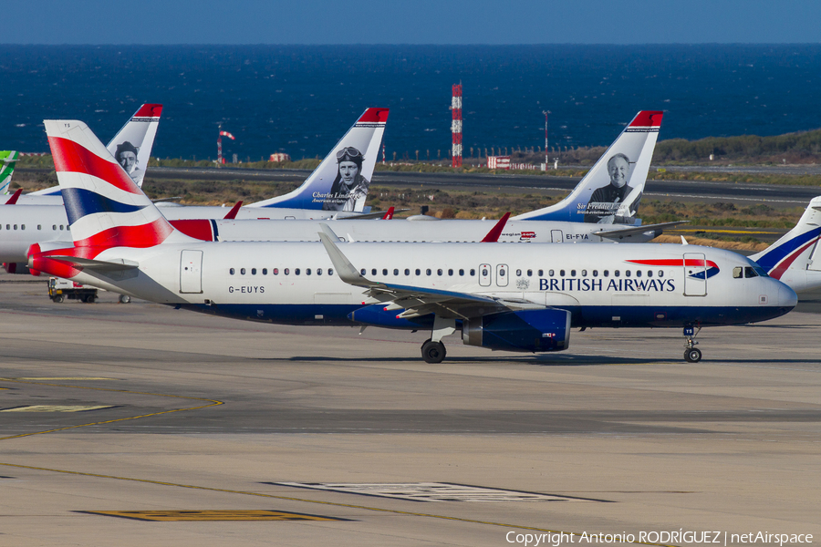 British Airways Airbus A320-232 (G-EUYS) | Photo 310287