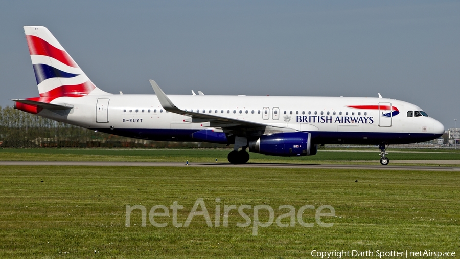 British Airways Airbus A320-232 (G-EUYT) | Photo 235430