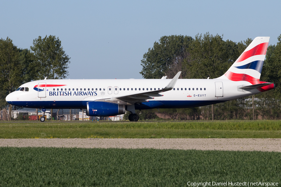 British Airways Airbus A320-232 (G-EUYT) | Photo 522475
