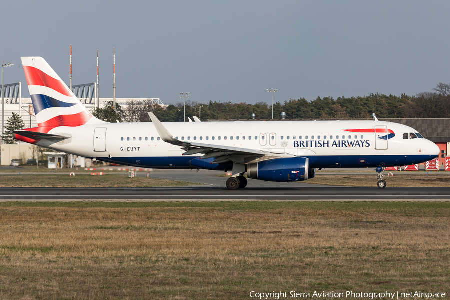 British Airways Airbus A320-232 (G-EUYT) | Photo 328887