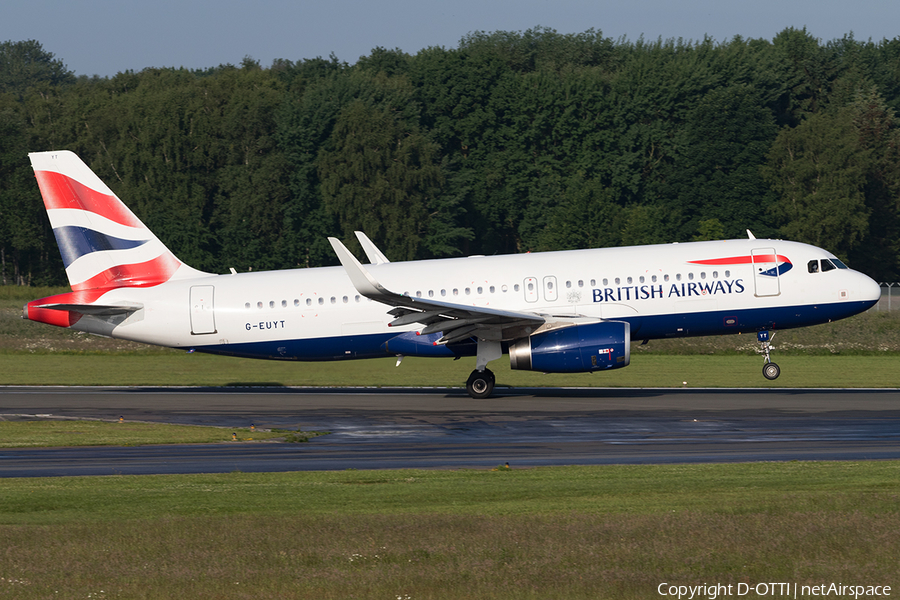 British Airways Airbus A320-232 (G-EUYT) | Photo 167773