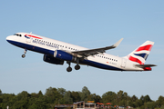 British Airways Airbus A320-232 (G-EUYT) at  Hamburg - Fuhlsbuettel (Helmut Schmidt), Germany