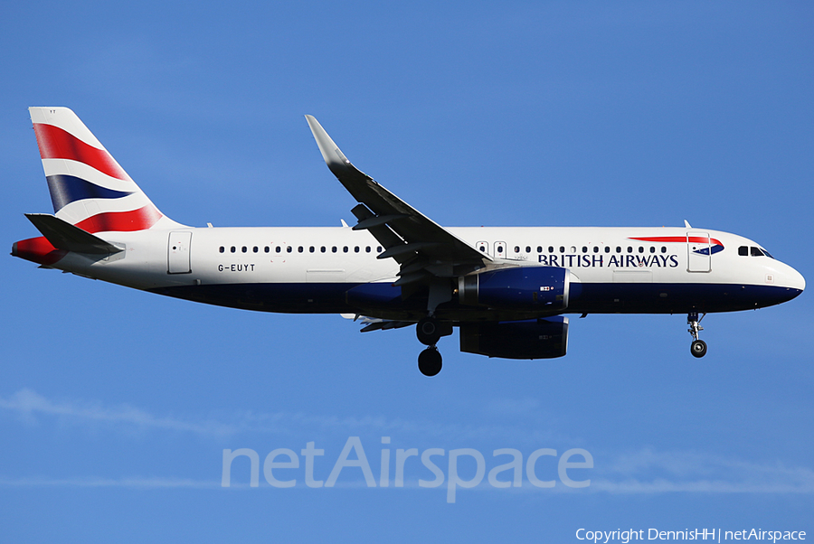 British Airways Airbus A320-232 (G-EUYT) | Photo 420177