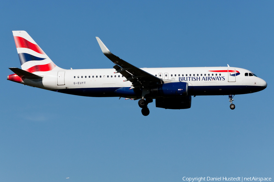 British Airways Airbus A320-232 (G-EUYT) | Photo 483775
